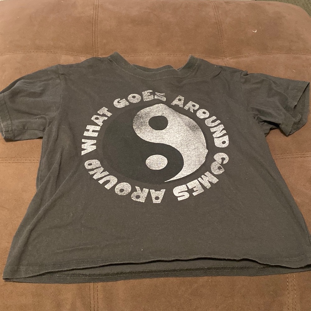 Dark green baby graphic tee